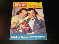 Revue 1956/13: Romy Schneider &  Toni Sailer  Cover !